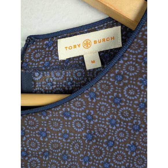 Tory Burch Flavia Silk Floral Dress Size M - Picture 4 of 10